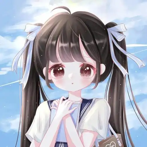 呆萌动漫女生头像,简直卡哇伊