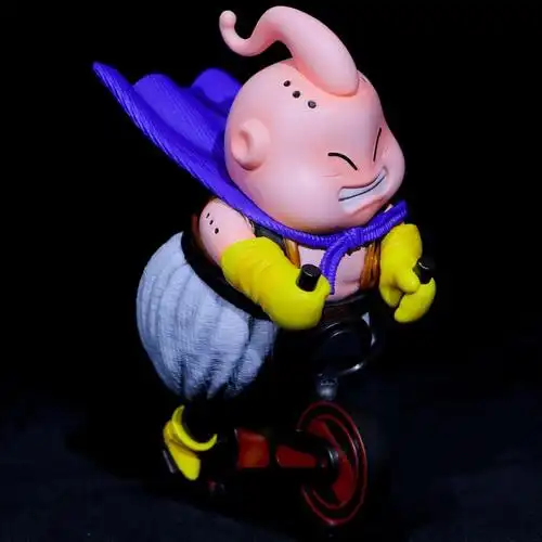 魔人布欧手办 七龙珠gk肌肉魔人布欧手办健身房创意恶搞模型车载摆件