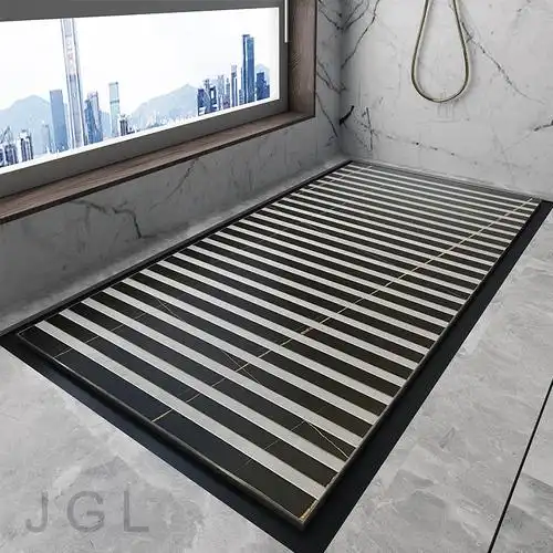 卫生间通体岩板700*1300浴室凹凸哑光防滑地砖淋浴房脚踏地板瓷砖