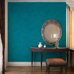 复古蓝绿色斑驳无缝墙布壁布 松石绿孔雀绿孔雀蓝卧室背景墙布