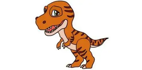 霸气又简略霸王龙简笔画教程过程 又凶狠又最大霸王龙简笔画怎样画