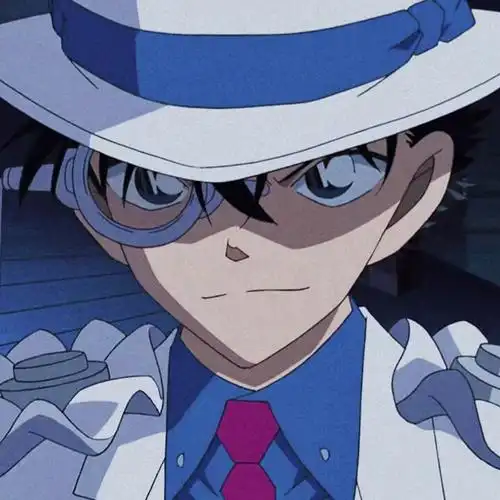 基德黑羽快斗头像新一工藤新一头像柯南毛利兰头像毛利兰小兰情侣头像