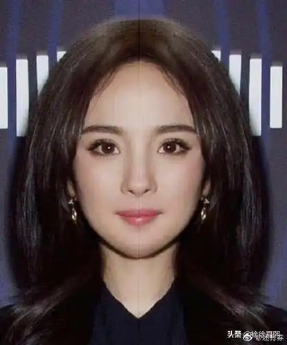 当明星半边脸对称组合,热巴宋祖儿认不出,只有她和本人最像