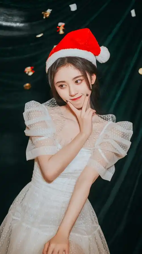 鞠婧祎圣诞麋鹿装扮美丽撩人写真 - tt98图片网