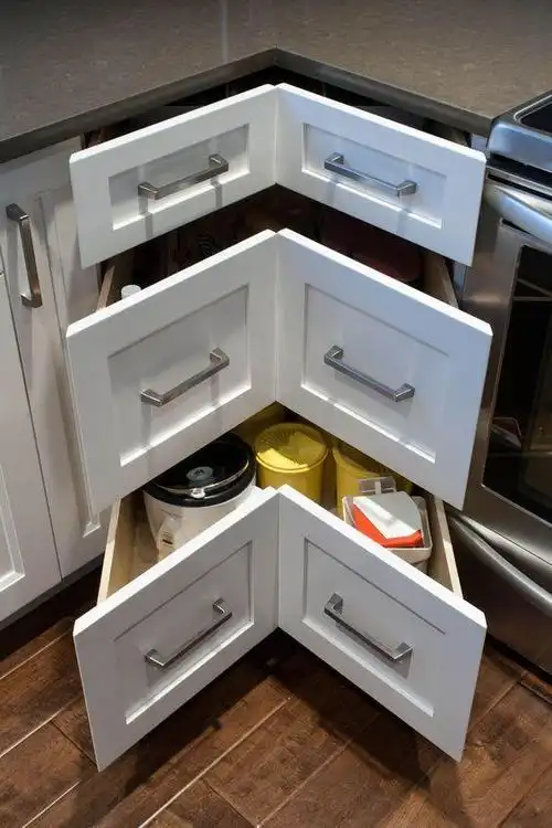 厨房转角空间怎么利用 懂行都用这4种设计很实用