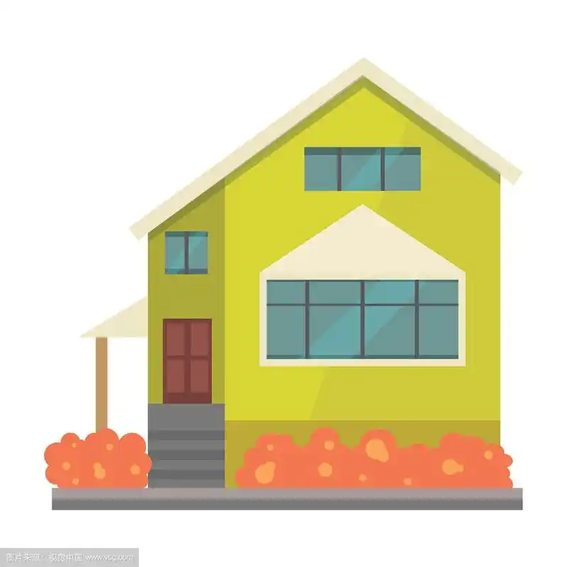 house卡通城镇建筑