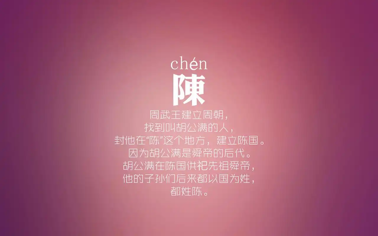 百家姓创意文字高清win7电脑桌面主题壁纸(一)