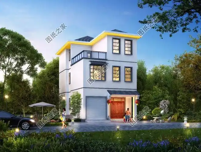 宽7米的农村别墅这三款我都看花眼了