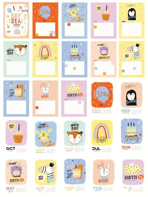 电子手帐素材129日历1