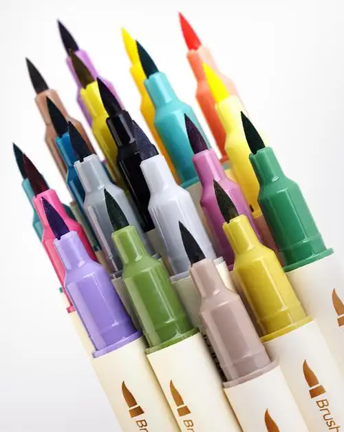 ds-302e 复古色双头水性马克笔