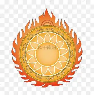 火焰佛像背光