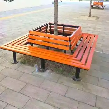 定制围树椅塑木公园椅户外长椅防腐木树池园形凳子树围实木庭院慎拍