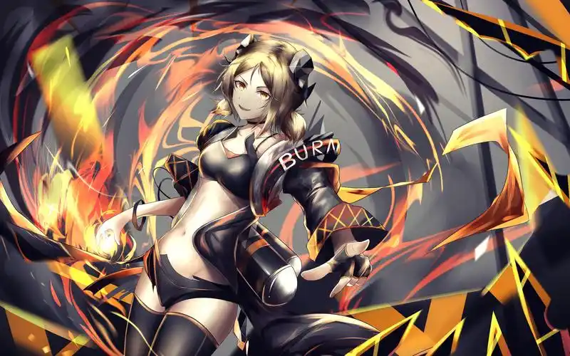 【绘画过程】伊芙利特 焚烧