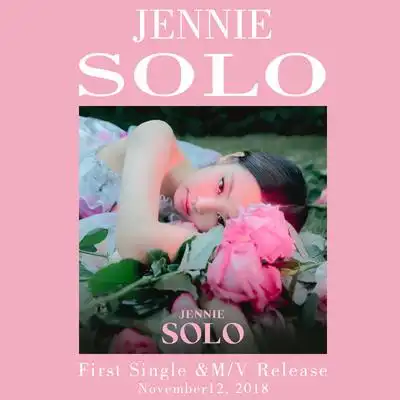 现货正版 blackpink 金智妮 jennie solo专辑 特别版 贴纸 小卡本场