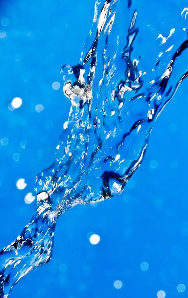 背景,蓝色背景上的美丽的水