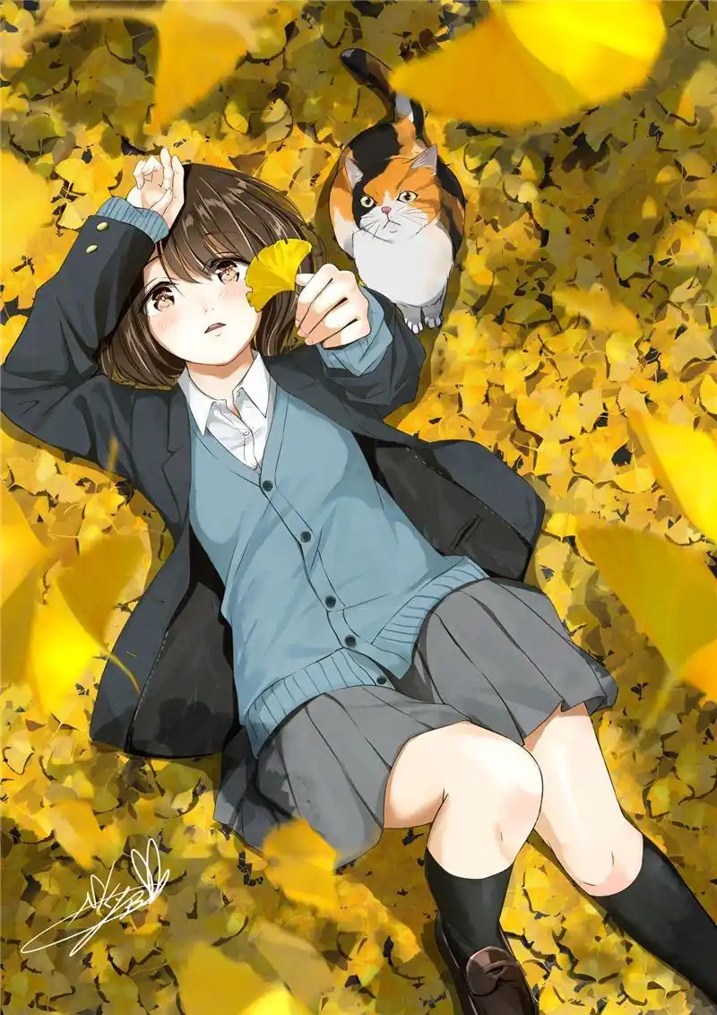 秋日景色 银杏特辑p站二次元女生头像