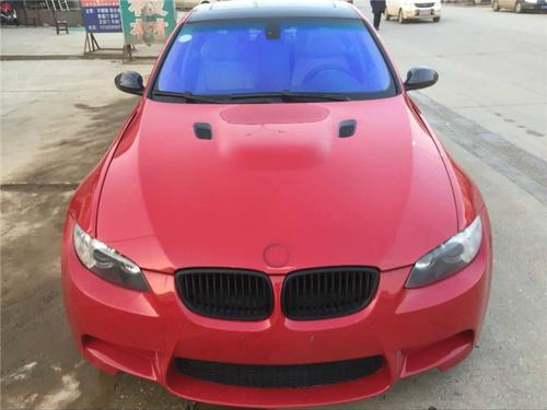 适用于宝马3系e90e92e93改装m3碳纤维机盖开孔头盖发动引擎盖包围