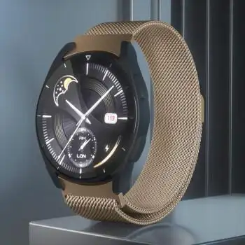 官方玫瑰金【升级版米兰&尼斯强力磁吸表带】 三星galaxy watch4