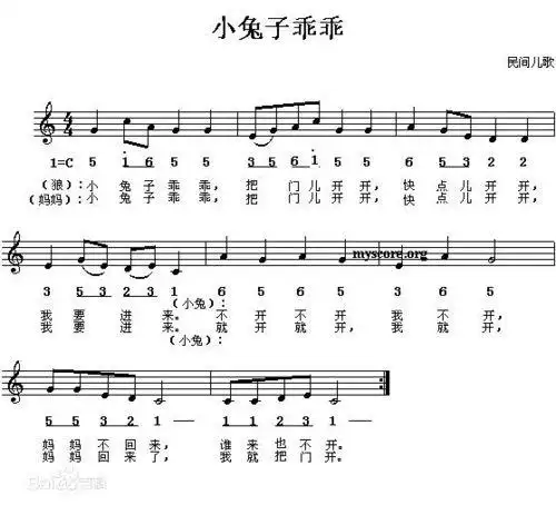 儿歌电子琴简谱儿歌简谱大全100首电子琴