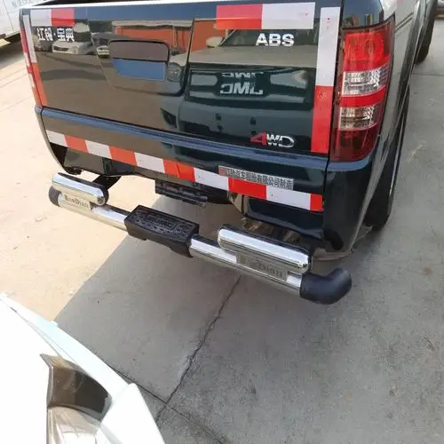 江铃宝典不锈钢后杠 加厚后保险杠 防撞杠