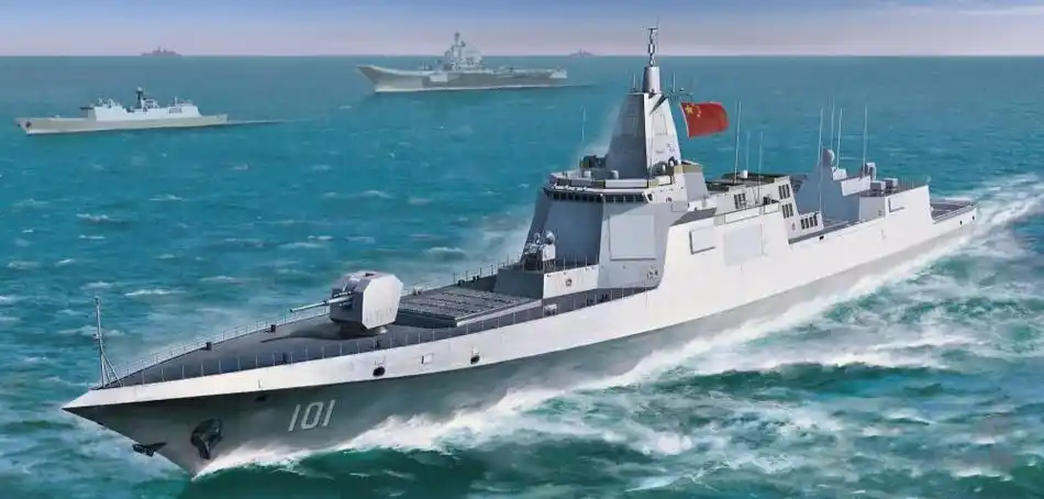 满载万吨以上,13个月已下水4艘,中国055型驱逐舰牛在哪儿?