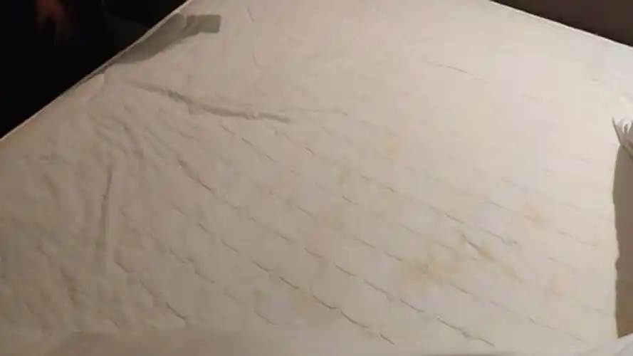 原创酒店的床单能直接睡吗?如家床单大片尿迹看见就恶心