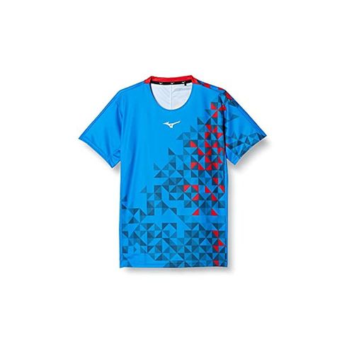 日本直邮美津浓mizuno吸汗速干网球短袖运动衫比赛服运动t恤