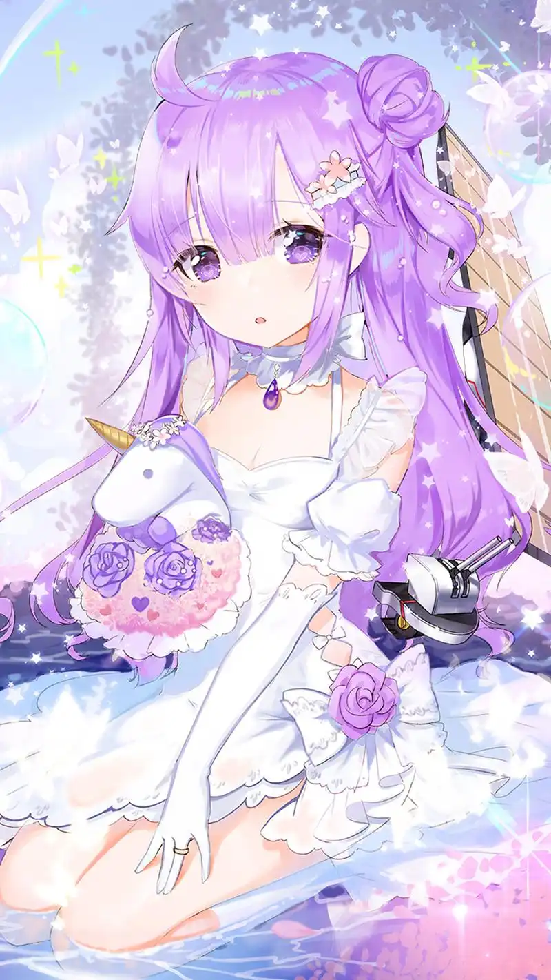 可爱动漫美少女唯美手机壁纸图片