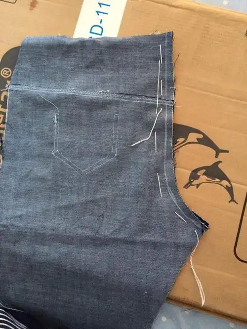 布艺手工让我们一起做个牛仔短裤吧制作方法