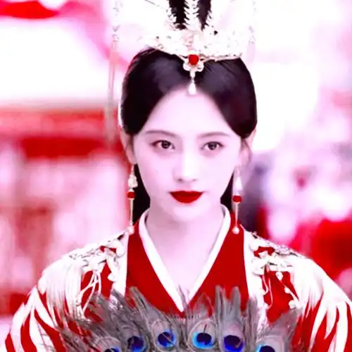 鞠婧祎红衣古装