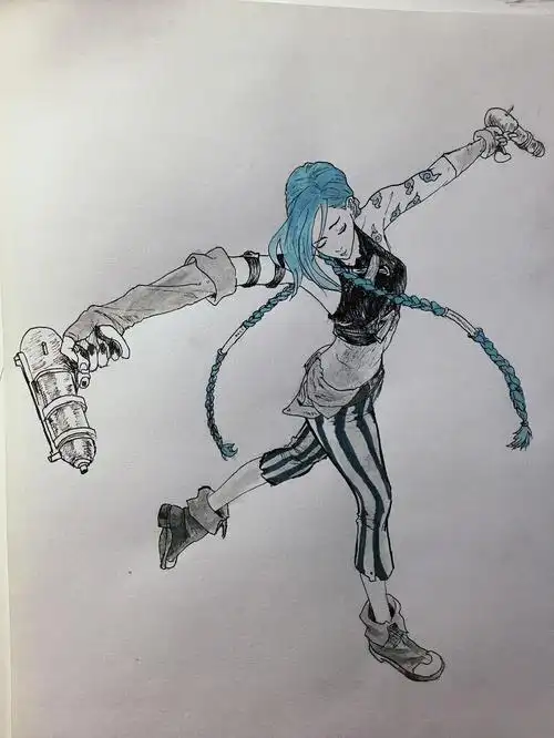 《双城之战》对金克丝这个角色太喜欢了,里面的每一个人物刻画的很好