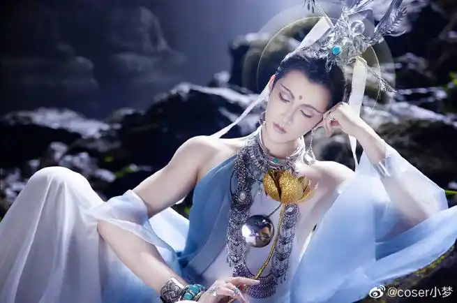 coser小梦超话#神话映像#敦煌  国风———【水月洞天】———"水月