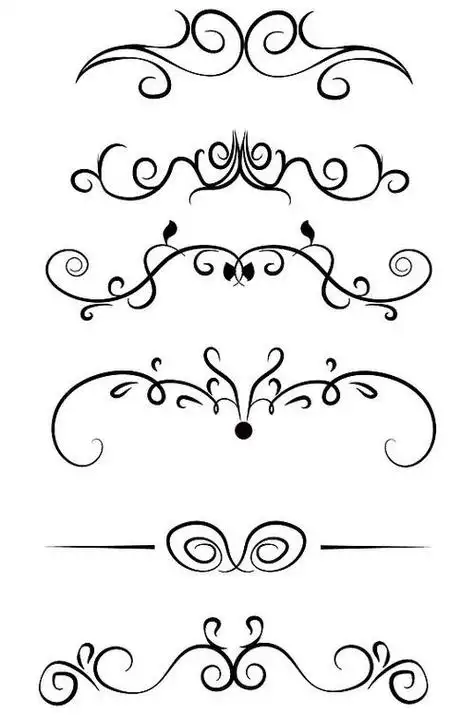 花纹简笔画 简单花纹简笔画