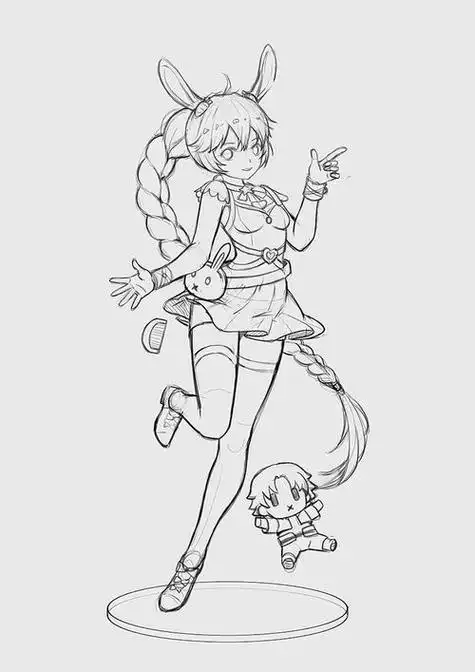 q版斗罗大陆人物简笔画