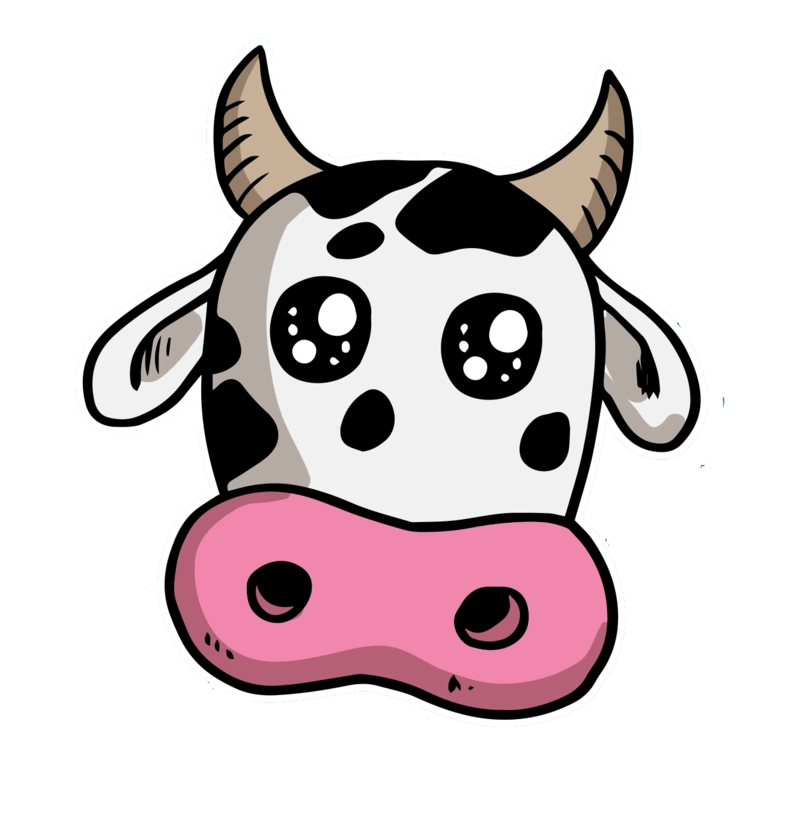卡通奶牛头像