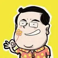 卡通邋遢大叔头像_微信头像图片大全