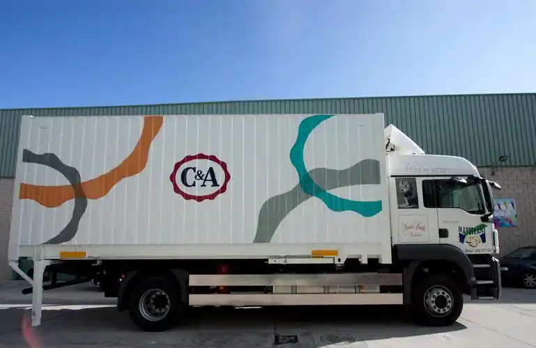 stores across europe and all of their stock is transported via