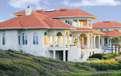 热销300400铁红平板瓦陶瓷平板瓦法式德式平板瓦别墅屋面瓦