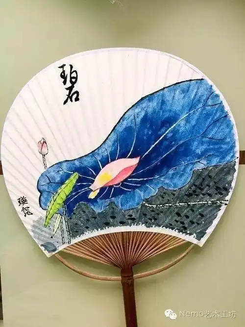 国画沙龙课|手绘国风蒲扇