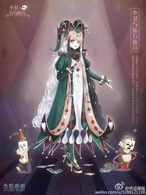 奇迹暖暖十二月剧团小丑与钻石面具