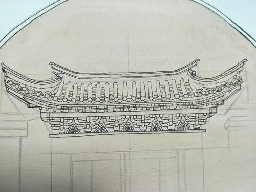 横渠实验小学空中课堂 "爱家乡,绘古城"绘画练习(三)