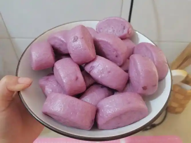 迷你紫薯馒头