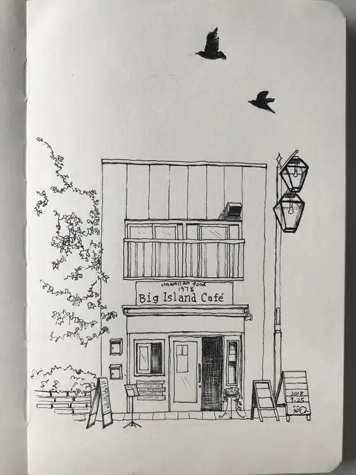 速写练习-小房子