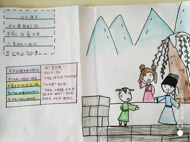 诗配画-----《回乡偶书》