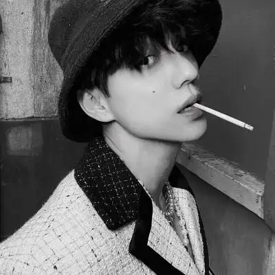 男头 黑白 男生头像