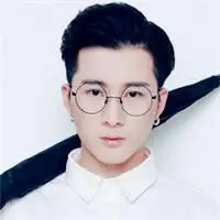 戴眼镜的男人深沉的样子,复古圆框超有文艺范儿-男生头像
