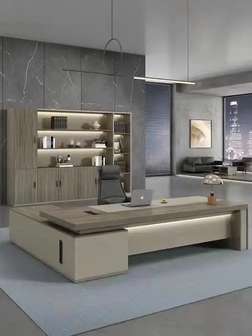 现代高端大气的老板办公桌