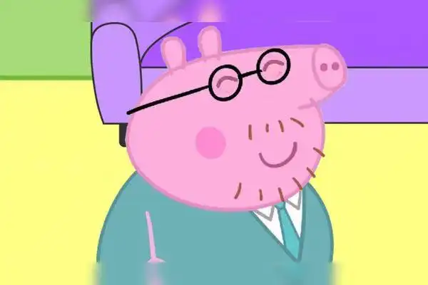 小猪佩奇家停电了猪爸爸和佩奇乔治一起做假装看电视的游戏