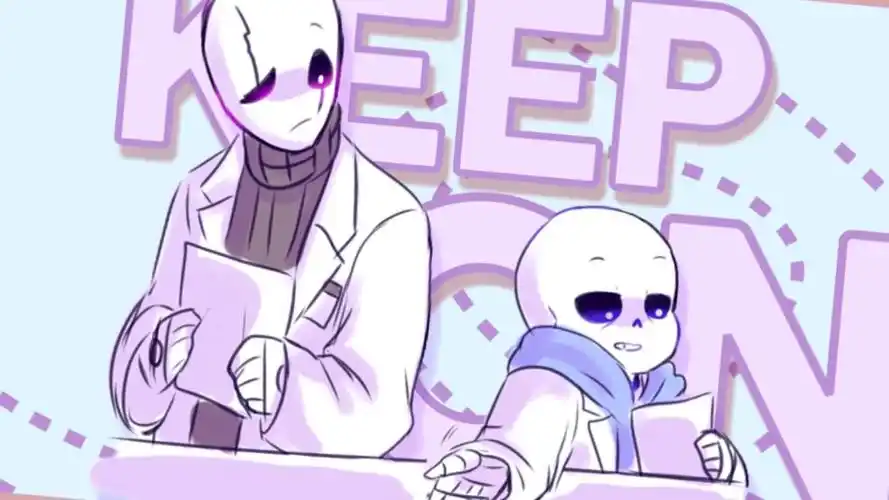 【undertale过于可爱】in the moment || sans x gaster