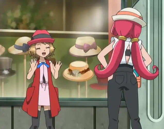 《宝可梦》莎莉娜与爱儿的首次碰面,爱儿伪装成爱莲娜!